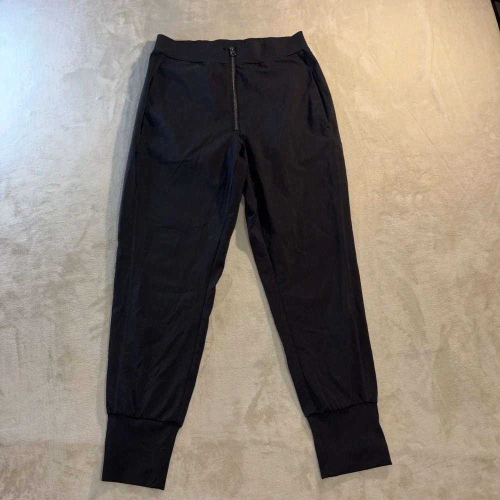Varley Duxford Pant Black Compact Technical Jersey Jogger VAR01179 Womens Small
